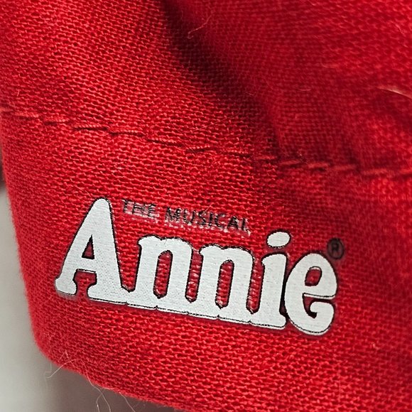 Raggedy Doll The Musical Annie Soft Plush Orange Yarn Hair Red Dress 15" - Picture 4 of 10